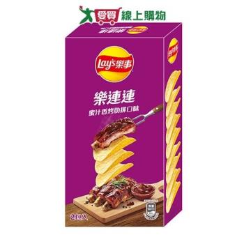 樂事樂連連蜜汁烤肋排味洋芋片166G【愛買】