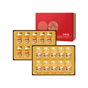 【華齊堂】元氣雙參飲&蜂王乳燕窩晶露禮盒超值組(1+1)