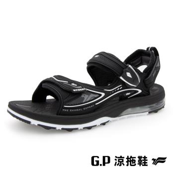 G.P 女款超緩震氣墊磁扣兩用涼拖鞋G9576W-黑色(SIZE:36-39 共二色) GP