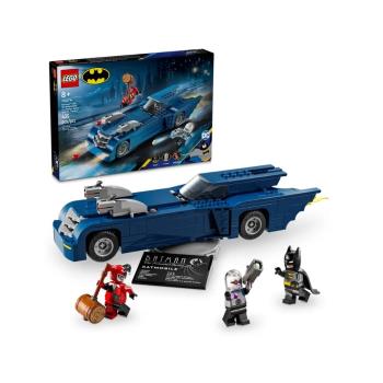 【LEGO 樂高】#76274 超級英雄 蝙蝠俠駕駛蝙蝠車決戰小丑女和急凍人