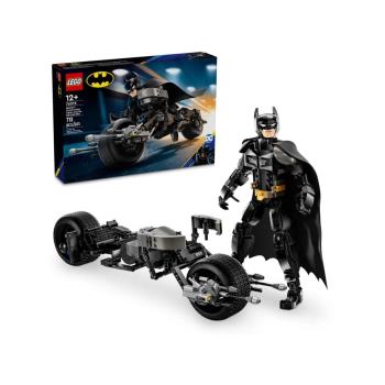 【LEGO 樂高】#76273 超級英雄 蝙蝠俠拼砌玩偶和蝙蝠機車
