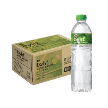 泰山 Twist ｗater環保包裝水600ml(24入/箱)