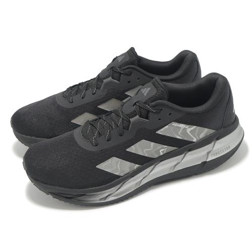 adidas 慢跑鞋 Adistar 3 M Reflective 男鞋 黑灰 銀 緩衝 運動鞋 愛迪達 ID6171