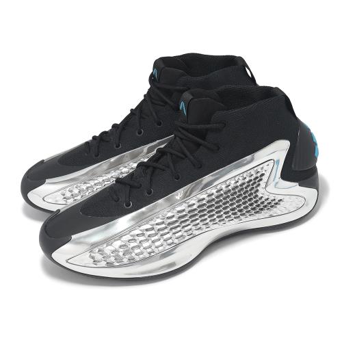 adidas 籃球鞋 A.E. 1 Silver Metallic 男鞋 黑 銀 愛德華茲 愛迪達 JI0424