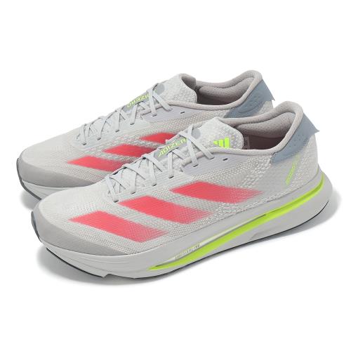 adidas 慢跑鞋 Adizero SL2 M 男鞋 女鞋 灰 紅 緩震 運動鞋 愛迪達 IH8193