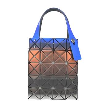 ISSEY MIYAKE 三宅一生 BAOBAO MAGIC HOUR 4X5多彩漸變迷你托特包-藍色