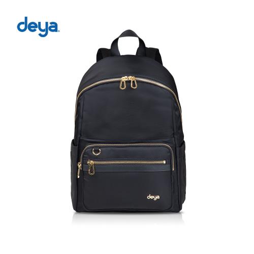 deya posh 輕盈時尚後背包-黑色
