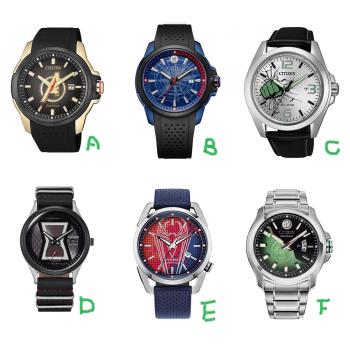 【CITIZEN】漫威英雄聯名款/AW1155-03W/AW1156-01W/AW1431-24W/BV1138-01W/AW1680-03W