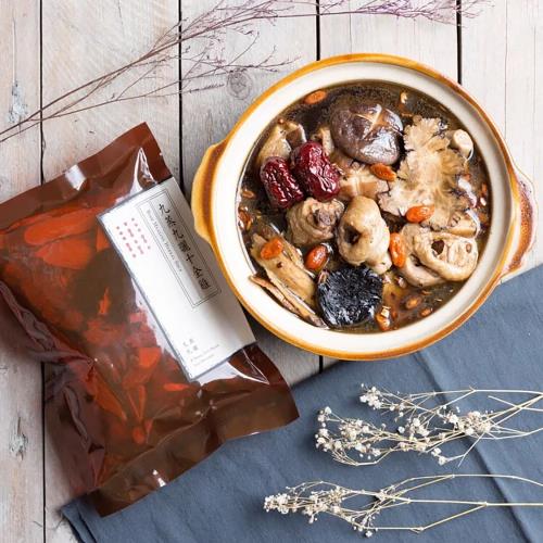 【新譯漢方】九蒸九曬十全雞｜藥膳養生料理包｜100g/包（2-3人份）x2包