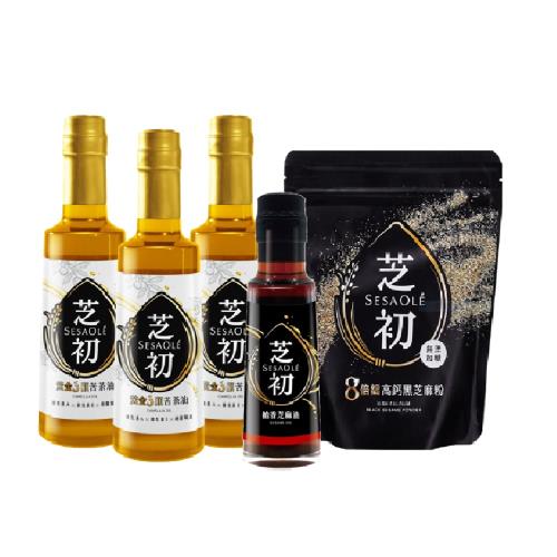 芝初黃金3顧苦茶油8倍細澎湃組