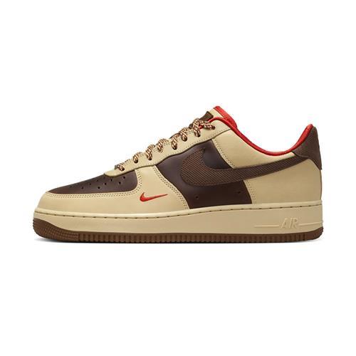 Nike Air Force 107 男 卡其棕 AF1 透氣 復古 皮革 休閒 運動 休閒鞋 HQ3447-222