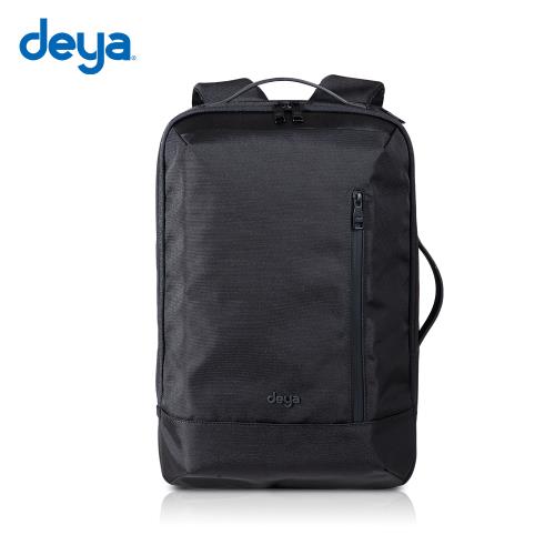 deya clever機能電腦後背包-沉穩黑