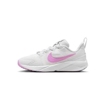 Nike Star Runner 4 NN 中童 白粉 運動 免綁帶 小朋友 襪套式 慢跑鞋 DX7614-103