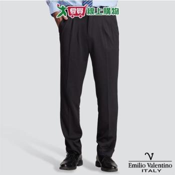 男裝範倫提諾 超柔平面西褲(黑)31-42 素面 柔軟 不易皺 西褲 西裝褲 褲子 長褲【愛買】