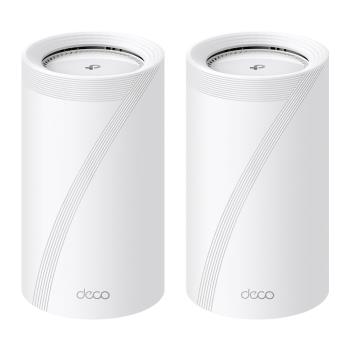 TP-LINK Deco BE75 兩入組 BE17000 三頻 Mesh Wi-Fi 7 系統 無線網狀路由器 完整家庭Wi-Fi系統