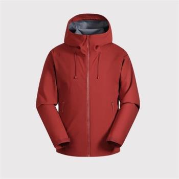 【米蘭精品】衝鋒衣防風外套-全壓膠防水連帽男女外套6色74jm8