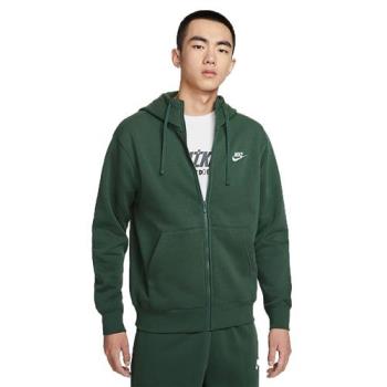 【下殺】Nike 連帽外套 男裝 內刷毛 刺繡Logo 綠【運動世界】BV2646-323
