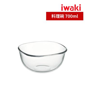 【日本iwaki】耐熱玻璃微波烤箱調理碗 700ml(原廠總代理)