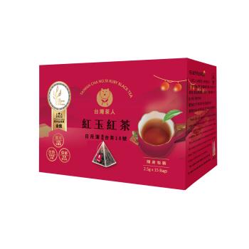 【臺灣茶人】100%金葉金獎臺灣茶 - 日月潭紅玉紅茶 盒裝獨立包裝
