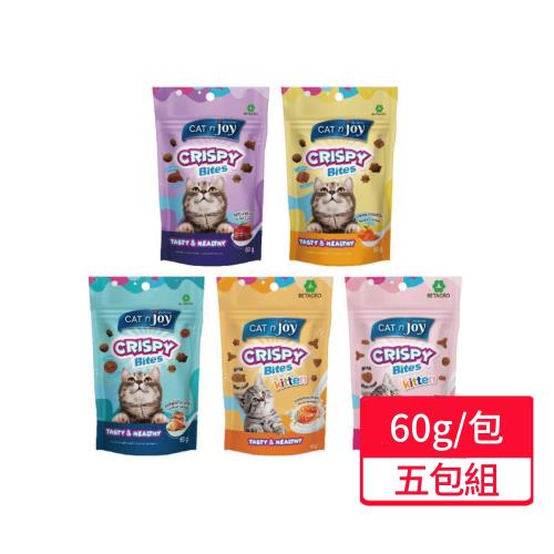 【CATNJOY喵響】貓咪脆餅 60g/包;五包組