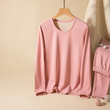 【LANNI 藍尼】★一件就暖加絨保暖上衣(女睡衣/家居服/內搭/加絨衣)