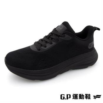 G.P 男款5E寬楦透氣超彈力運動鞋-P2522M-10黑色(SIZE:39-44 共二色) GP