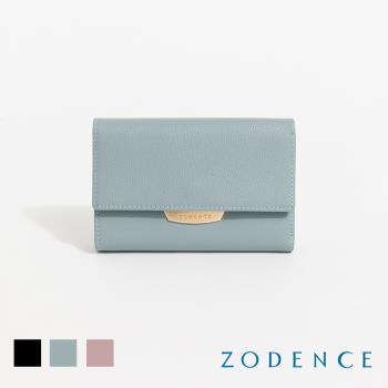 【ZODENCE 佐登司】NOVIA進口真皮中夾(多色/2024新款上市)