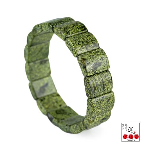 開運方程式-神奇養身藥王石手排21mm(西藏墨綠玉)|手鍊/手珠