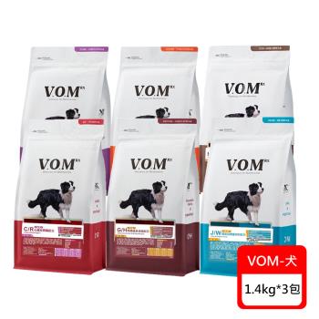 VOM 寵物複合處方犬糧-1.4kg*3包 (泌尿道/胃腸道/腎臟/心臟/關節/肝臟)
