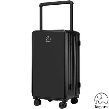 【NUPORT】24吋奢華之旅系列寬拉桿託運箱/行李箱/旅行箱(黑)