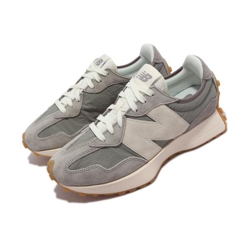 New balance 休閒鞋 327 復古 男女鞋 情侶鞋 元祖灰 焦糖底 灰 白 MS327KA1D [ACS 跨運動]