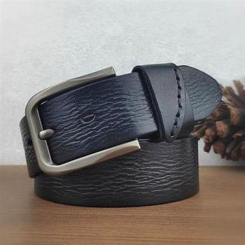 【米蘭精品】皮帶真皮腰帶-牛皮復古青年時尚男配件10色74jq9