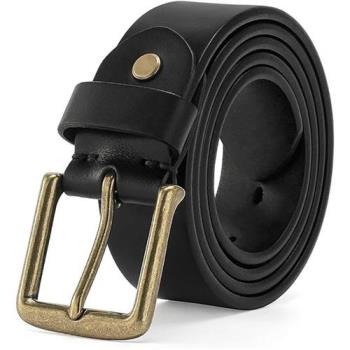 【米蘭精品】皮帶真皮腰帶-牛皮時尚休閒復古男配件2色74jq20