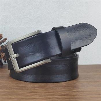 【米蘭精品】皮帶真皮腰帶-牛皮青年復古手工男配件4色74jq21