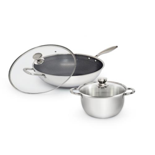 義大利CUOCO頂級316蜂巢雷射晶鋼鍋