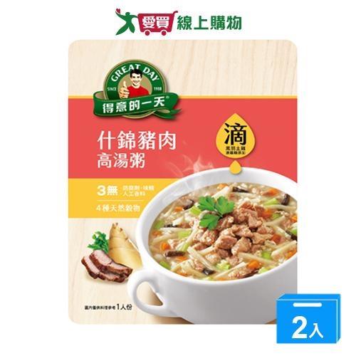 得意的一天滴雞精高湯粥什錦豬肉320g【兩入組】【愛買】
