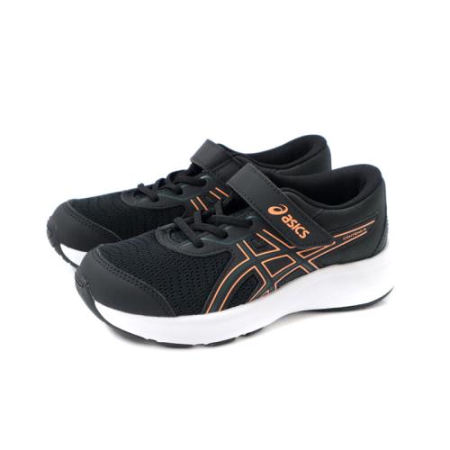 亞瑟士 ASICS CONTEND 9 PS 運動鞋 慢跑鞋 中童 童鞋 黑/桔 1014A338-005 no762