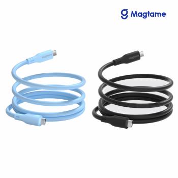 Magtame OS-Magcable USB-C to USB-C 磁性快收納充電傳輸線-液態矽膠版 0.9M