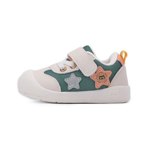 TE TE 雙星護趾魔鬼氈寶寶鞋 綠 中小童鞋 鞋全家福