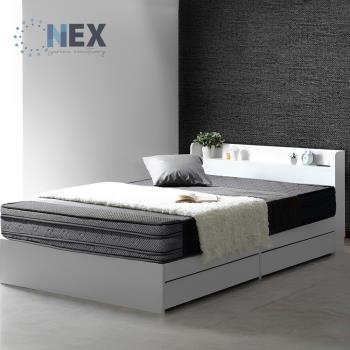 NEX 星空舒眠床墊單人加大3.5尺四線 科技3D舒柔布 透氣釋壓棉輕柔包覆(高強度支撐)
