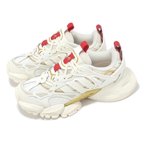adidas 休閒鞋 XLG Runner Deluxe 男鞋 白 紅 金 CNY 蛇年 拼接 千禧跑鞋 愛迪達 JQ2973