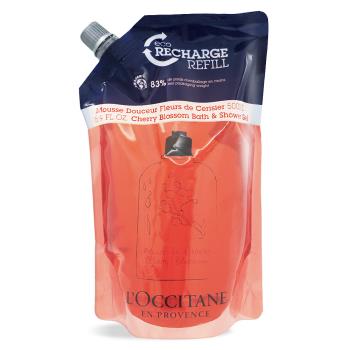 LOCCITANE 歐舒丹 櫻花沐浴膠補充包(500ml)-百貨公司貨