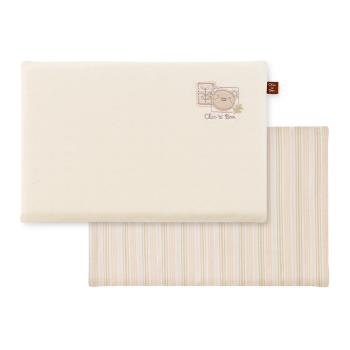 奇哥 有機棉小乳膠枕-附布套 21x31x2.5cm(寶寶枕頭 嬰兒枕頭 兒童枕頭 透氣枕頭)