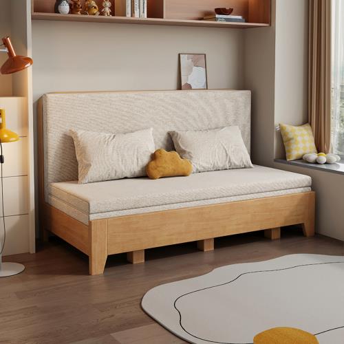 HappyLife 可折疊實木多功能沙發床 120公分 Y11726