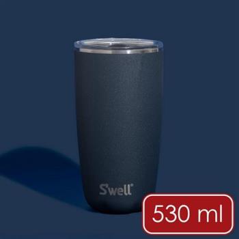 《Swell》Tumbler不鏽鋼滑蓋保溫杯(海軍藍530ml) | 保溫杯 保冷保冰杯 推蓋直飲杯 環保杯 便攜杯 咖啡杯 隨行杯