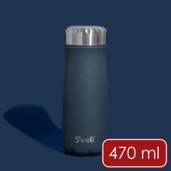 《Swell》Traveler不鏽鋼保溫瓶(海軍藍470ml) | 保溫杯 保冷保冰杯 水壺 環保杯 便攜杯 咖啡杯 隨行杯