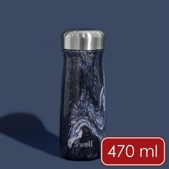 《Swell》Traveler不鏽鋼保溫瓶(浪濤石紋470ml) | 保溫杯 保冷保冰杯 水壺 環保杯 便攜杯 咖啡杯 隨行杯