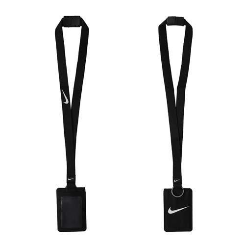 NIKE ESSENTIAL 識別證掛繩-ID 頸掛 證件夾 名牌帶 掛繩