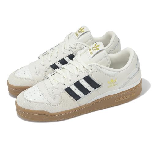 adidas 休閒鞋 Forum 84 Low CL 男鞋 米白 黑 膠底 復古 愛迪達 IG3769