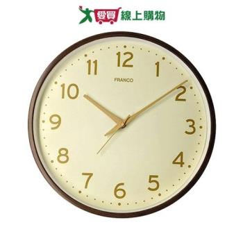 臺暐 日式簡約木紋掛鐘 TW-6381 【愛買】